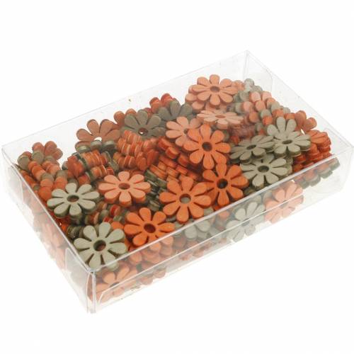 Product Flowers for scattering, spring decoration, wooden flowers, scattered decoration flowers 144 pcs