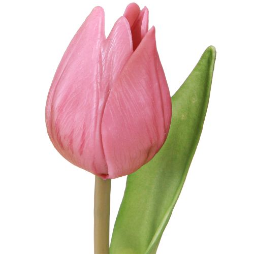 Product Flower Decoration Tulips Artificial Flowers Purple 20cm 6 Pcs