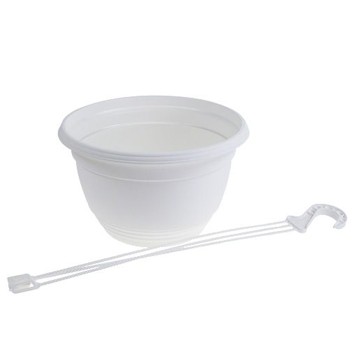 Product Hanging basket Ø30cm white