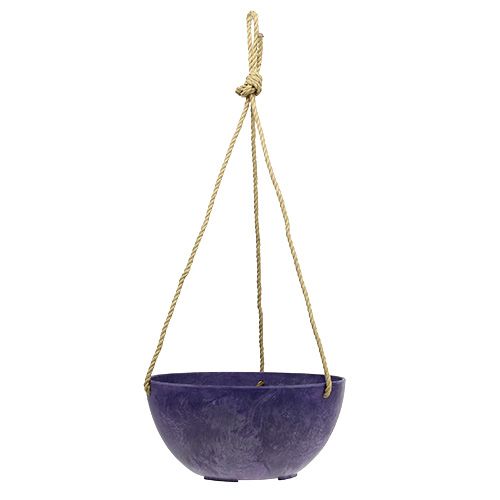 Floristik24 Flower basket &quot;Fiona&quot; Ø25cm H12cm purple
