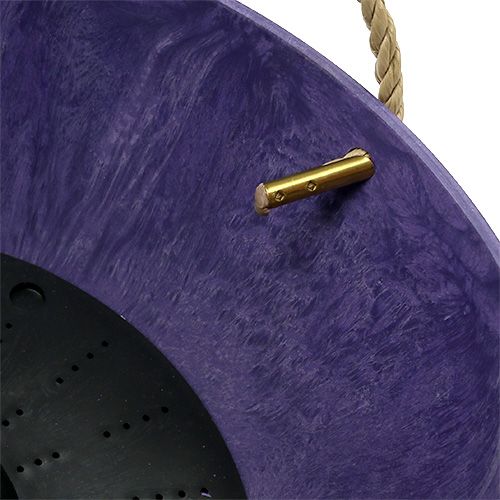 Floristik24 Flower basket &quot;Fiona&quot; Ø25cm H12cm purple