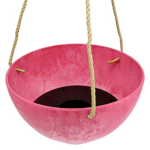 Floristik24 Flower basket "Fiona" Ø25cm H12cm pink