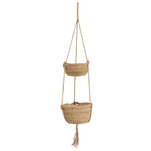 Hanging basket seagrass baskets for hanging on the rope H130cm