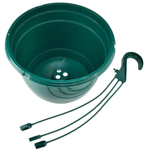 Product Hanging flower basket green plant pot hanging pot Ø25cm H50cm