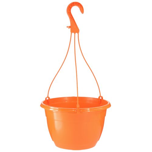 Floristik24 Hanging flower basket orange hanging pot plant pot Ø25cm H50cm