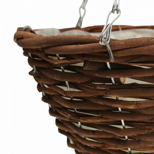 Product Flower basket brown hanging basket hanging basket plant basket Ø31cm