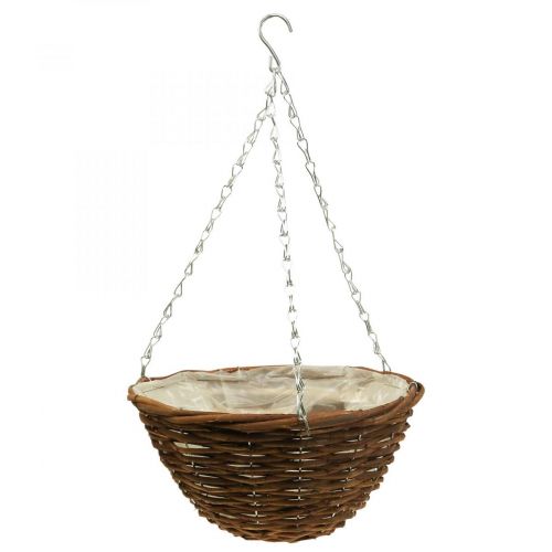 Floristik24 Flower basket brown hanging basket hanging basket plant basket Ø31cm
