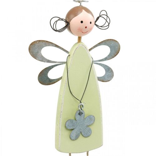 Floristik24 Flower fairy with tree legs, spring, little elves with flower, decoration hanger flower elf 3pcs