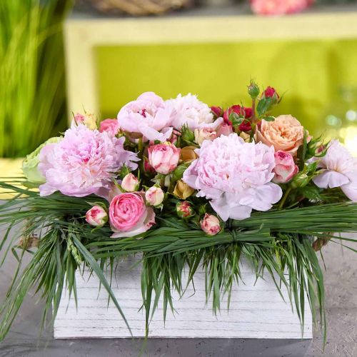 Floristik24 Flower box, wooden box for planting, cachepot, planter set L35/30/25cm