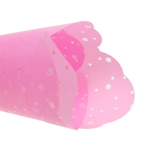 Flower cuff Ø38cm pink 50pcs