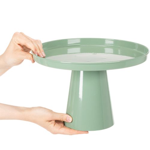 Green Metal Trophy-Shaped Decorative Bowl 30cm for Indoor Use | Floristik24.co.uk