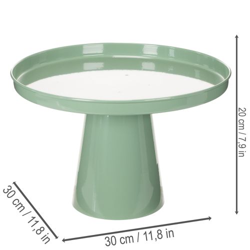Green Metal Trophy-Shaped Decorative Bowl 30cm for Indoor Use | Floristik24.co.uk