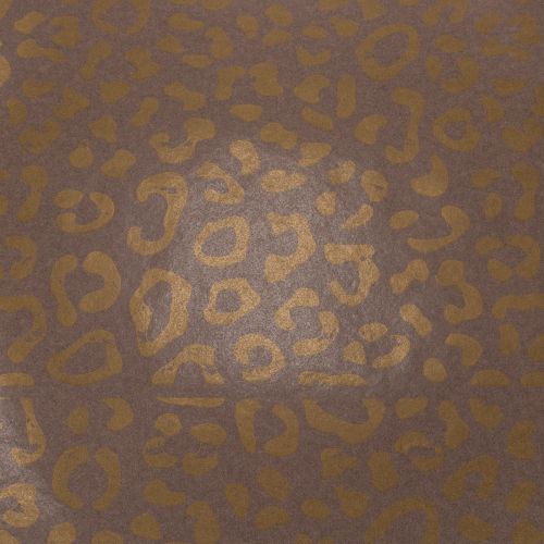 Brown Leopard Pattern Waterproof Floral Tissue Paper 50x75cm Pack of 20 | Floristik24.co.uk