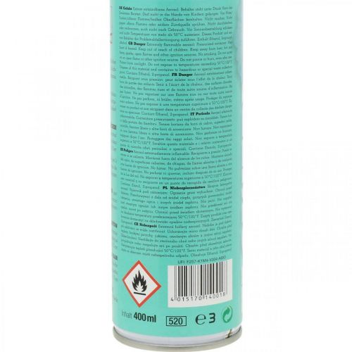 Floristik24 Flower Spray Flower Decor Light Blue Aquamarine Color Spray 400ml