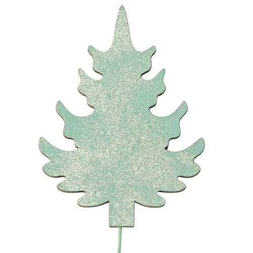 Product Pot stakes Christmas Deer and Firs 3 colours H7-10cm 18 pcs