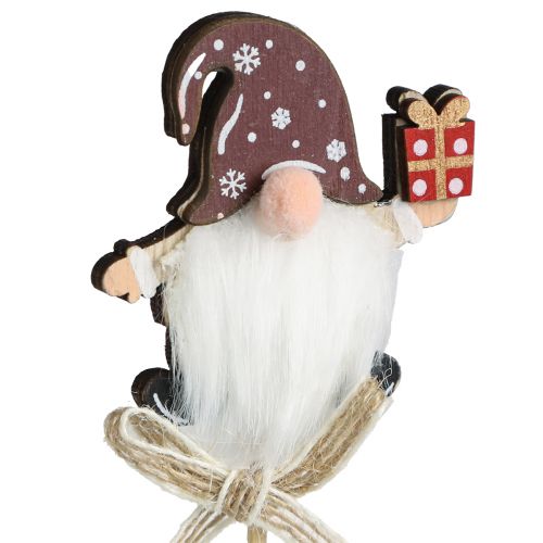 Product Flower stick Christmas gnome gift 6x7cm 12 pcs