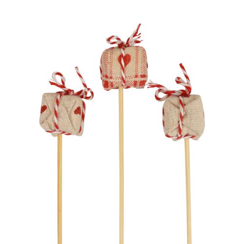 Floristik24 Flower Stick Christmas Gift Package Decoration 2.5cm 15 Pcs