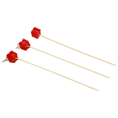 Product Flower pin Christmas package decoration red 2.5 cm 15 pcs