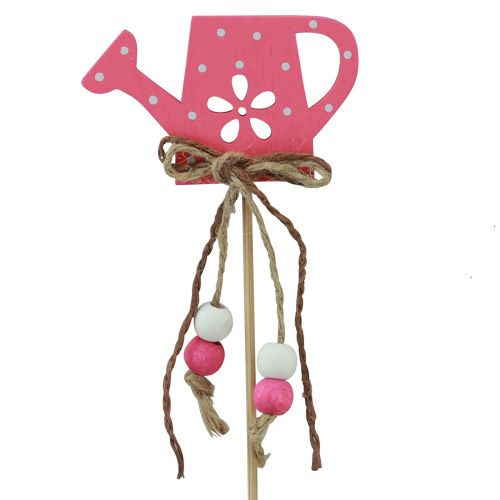 Product Flower plug dotted watering can decoration wood 4.5×7cm 10 pcs