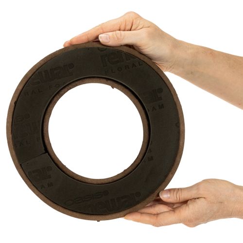 Product OASIS® Renewal® Floral Foam Biolit® Ring, 24 cm, Pack of 2 for Floral Work