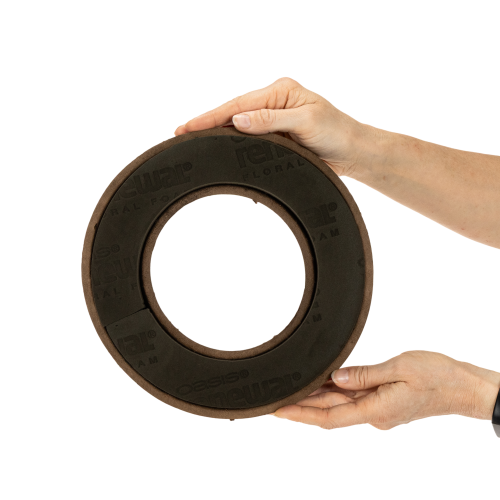 Floral foam ring OASIS® Renewal® Floral Foam Biolit® 24cm 2pcs | Floristik24.co.uk