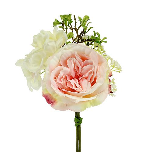 Floristik24 Bouquet mini pink cream 20cm