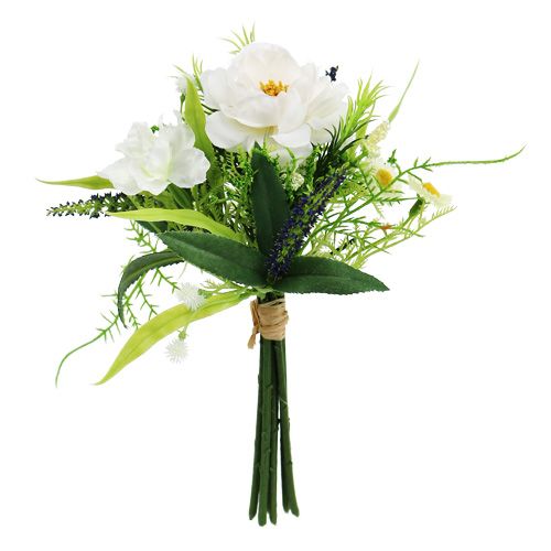 Floristik24 Bouquet white 20cm