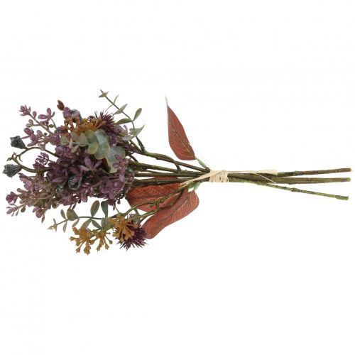 Floristik24 Bouquet artificial thistle eucalyptus bouquet floral decoration 36cm