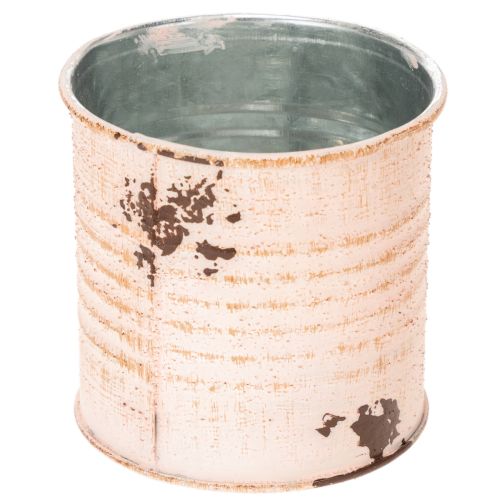Product Flower pot decorative can salmon metal herb can Ø8cm H7.5cm