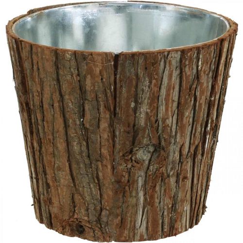 Floristik24 Large flowerpot, planter, tree bark decoration Ø22.5cm H20cm