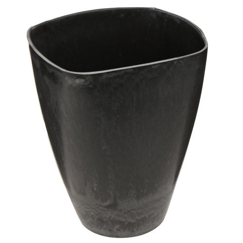 Product Orchid Pot Flowerpot Plastic Anthracite 13.5x13x16.5cm 4pcs
