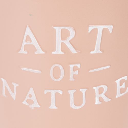 Zinc flower pot Art of Nature, antique rose, Ø17.5cm H15cm | Floristik24.co.uk