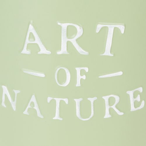 Zinc flower pot Art of Nature mint green Ø17.5cm H15cm | Floristik24.co.uk