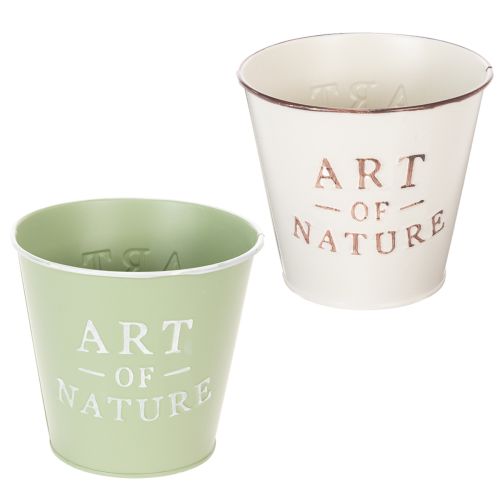 ProductName  
Set of 2 Decorative "Art of Nature" Metal Plant Pots – 15cm, Multicolour  

ProductDescription  
<h2>Decorative "Art of Nature" Metal Plant Pots</h2>  

<p>Bring a touch of charm to your living space with this set of 2 decorative plant pots,