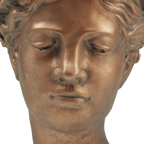 Floristik24 Flower pot face plant head planter concrete H27.5cm