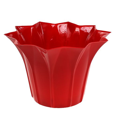 Floristik24 Flowerpot plastic Ø14cm Red 10pcs