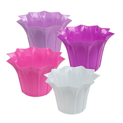 Floristik24 Plastic flowerpot Ø17cm H11.5cm 10pcs