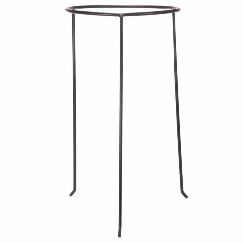 Black Metal Plant Stand for 25 cm Pots, 50 cm High | Floristik24.co.uk