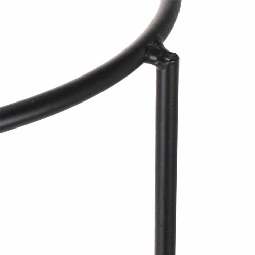 Black Metal Plant Stand for 25 cm Pots, 50 cm High | Floristik24.co.uk