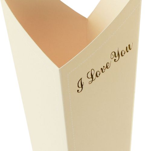 Product Flower Bag Roses Gift Packaging Cream 46cm 12 Pcs