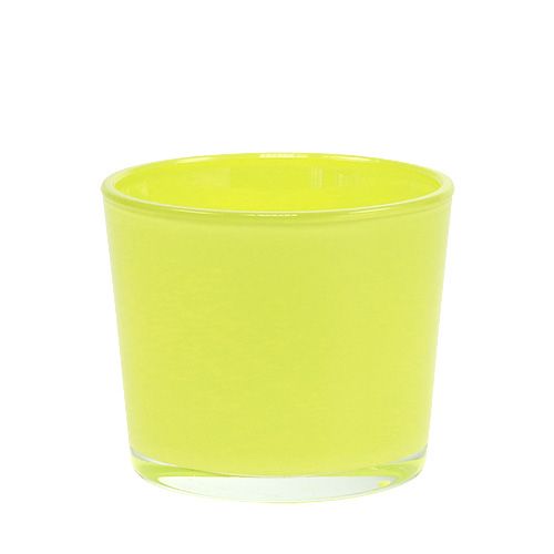 Floristik24 Flower pot yellow Ø10cm H8.5cm