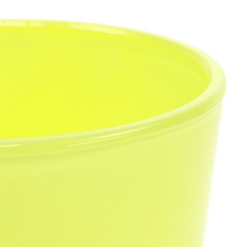 Floristik24 Flower pot yellow Ø10cm H8.5cm