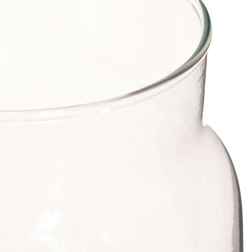 Product Flower vase glass clear vase for decoration in glass H20cm