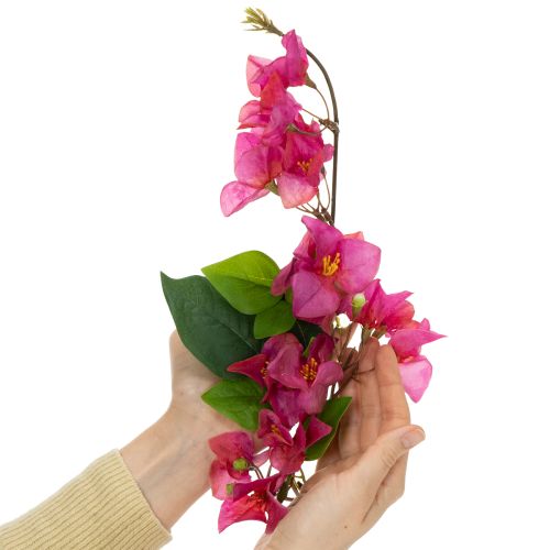 Product Artificial bougainvillea flower branch for spring decoration, 100cm