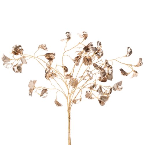 Beverage Blossom Metallic Artificial Stem 80cm Set of 3 for Indoor Decorations | Floristik24.co.uk