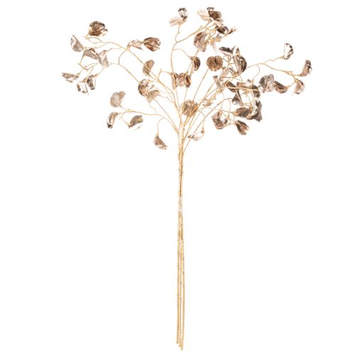 Beverage Blossom Metallic Artificial Stem 80cm Set of 3 for Indoor Decorations | Floristik24.co.uk