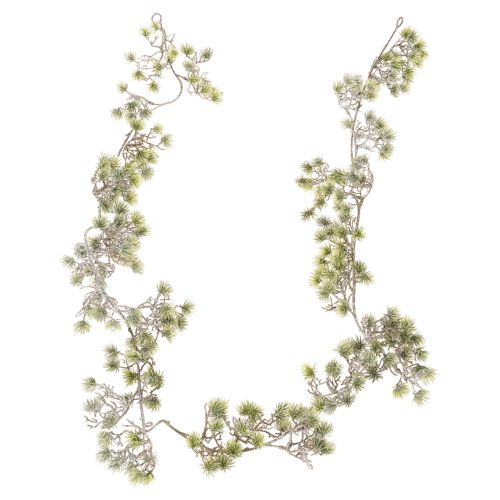 Kunststoff Artificial Bonsai Garland with Snow Effect 180cm for Indoor Winter Decoration