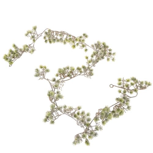Kunststoff Artificial Bonsai Garland with Snow Effect 180cm for Indoor Winter Decoration | Floristik24.co.uk