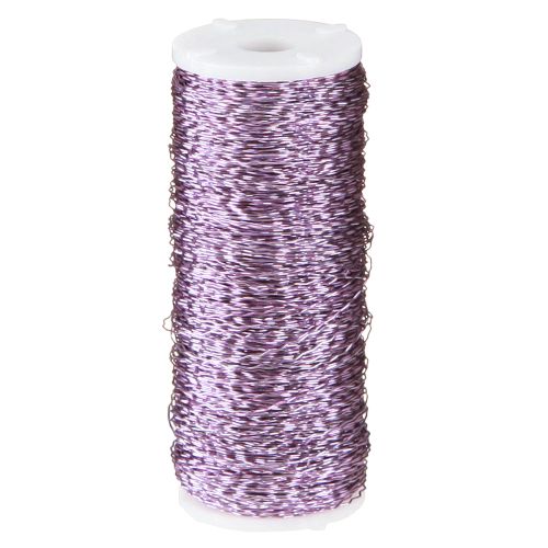 Floristik24 Bouillon effect wire Ø0.30mm 100g/140m lavender