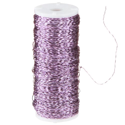 Product Bouillon effect wire Ø0.30mm 100g/140m lavender